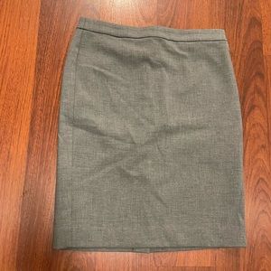 J Crew No. 2 Skirt in Grey